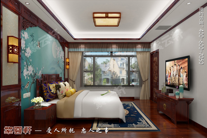 <a href=http://www.hctz360.com.cn/ target=_blank class=infotextkey>中式風格</a>臥室裝修設計