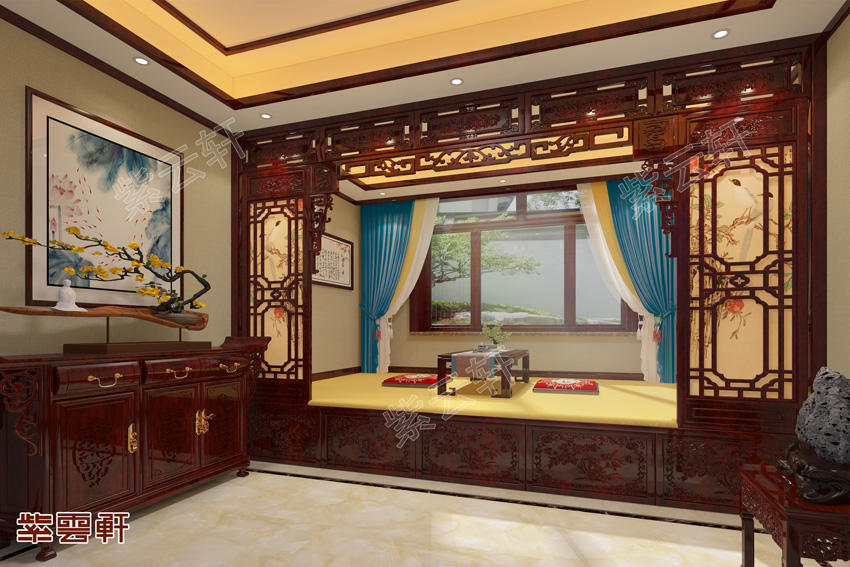暖閣<a href=http://www.hctz360.com.cn/ target=_blank class=infotextkey>中式風格</a>裝修