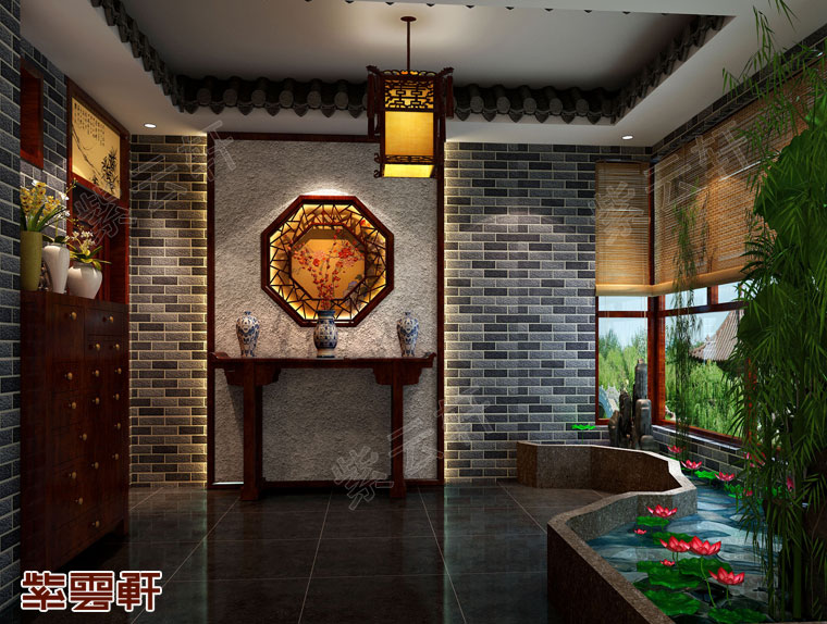 陽臺<a href=http://www.hctz360.com.cn/ target=_blank class=infotextkey>中式風(fēng)格</a>裝修效果圖